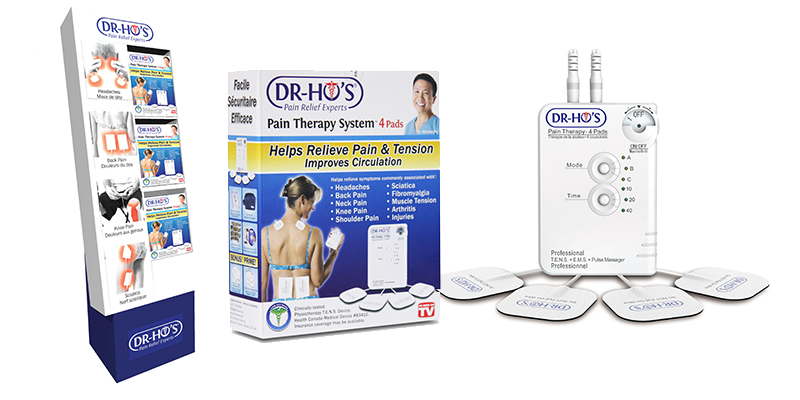 Buy DR-HO's Pain Therapy System - 4 Pad TENS System