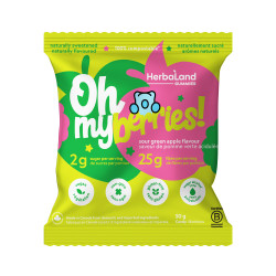 HERBALAND SNACK GUMMIES OH MY BEARS!- SOUR GREEN APPLE  50g 12PC