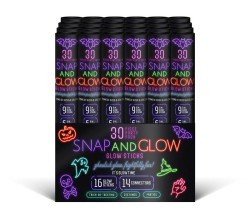 HALLOWEEN SNAP AND GLOW 30 PIECE HALLOWEEN PARTY PACK 24PC